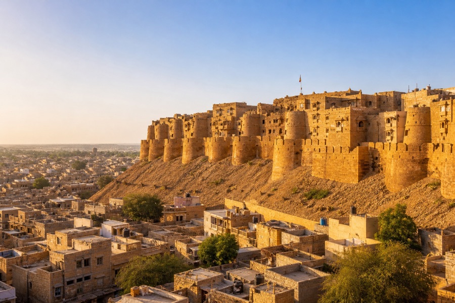 Jaisalmer Fort for Jodhpur to Jaisalmer taxi travel